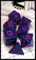 Dice : Dice - Dice Sets - Legendary Pants Blue with Pink Numerals - Dark Ages